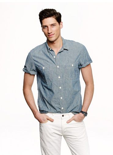 White Sports Casual T-